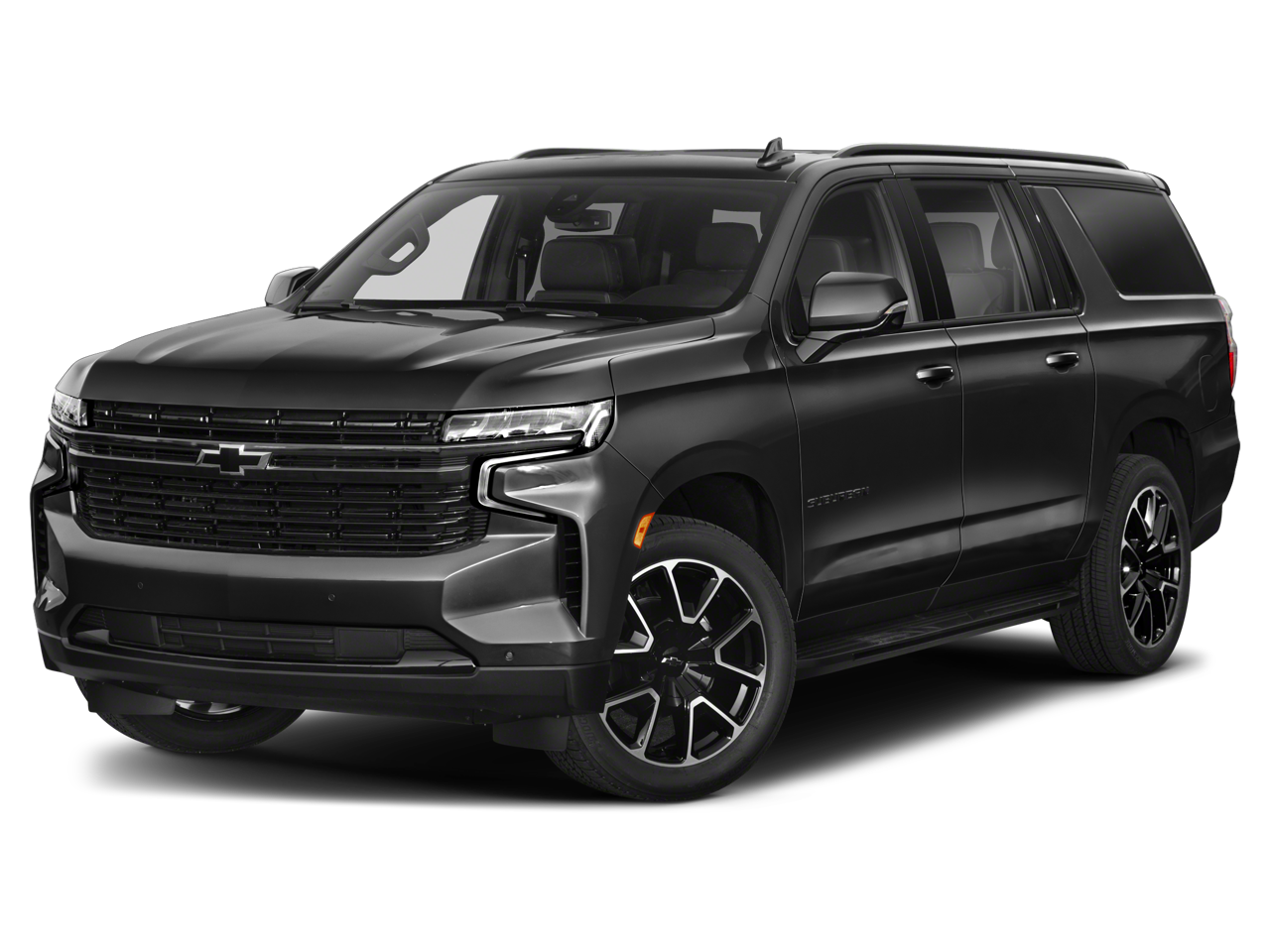 Black SUV SUBURBAN RST 2022